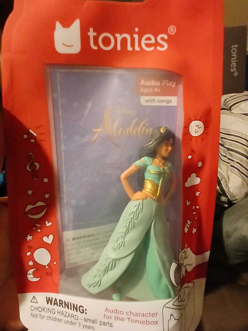 Tonies Disney Jasmine Figure in Green and Gold